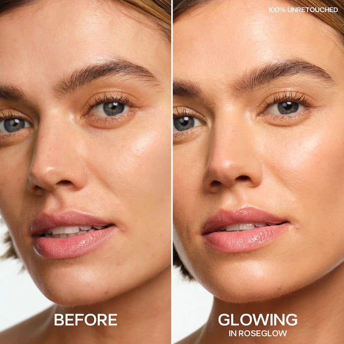 Saie 
Glowy Super Gel Lightweight Dewy Multipurpose Illuminator Color: Roseglow - universal rose gold glow