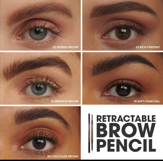 SEPHORA COLLECTION 
Retractable EyeBrow Pencil - Waterproof Color: 05 Medium brown - brown
