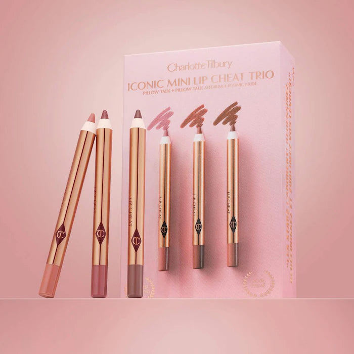 Charlotte Tilbury 
Mini Iconic Lip Cheat Lip Liner Trio