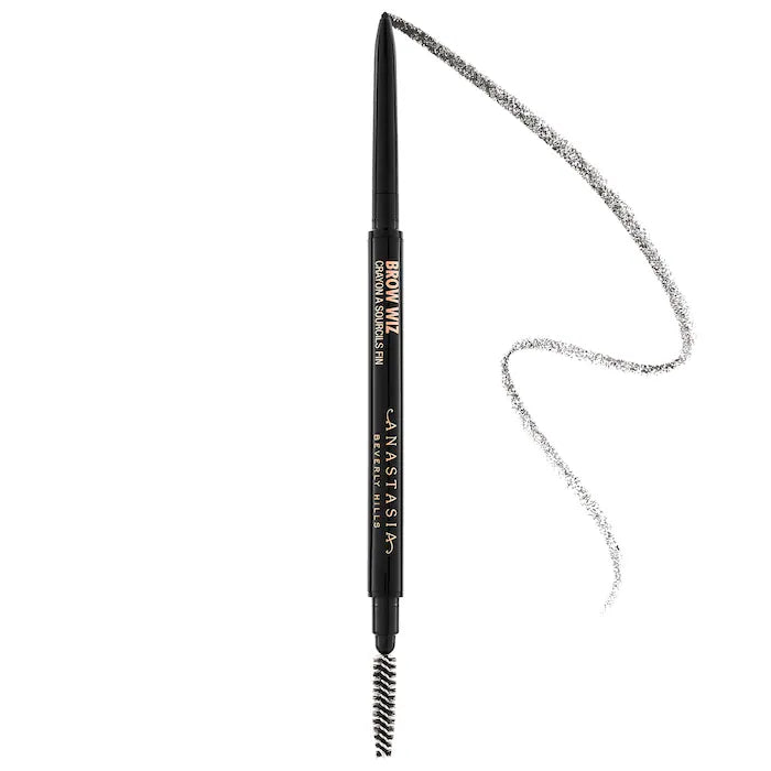 Anastasia Beverly Hills 
Brow Wiz® Ultra-Slim Precision Eyebrow Defining Pencil Color: Medium Brown - (formerly Medium Ash) suggested for light/medium brown & silver hair