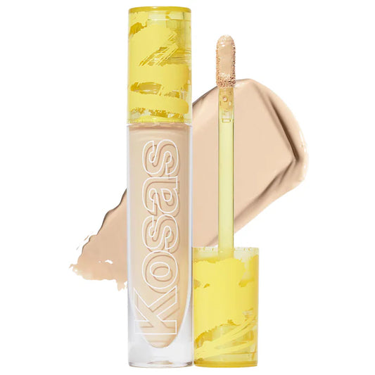 Kosas 
Revealer Super Creamy + Brightening Concealer with Caffeine and Hyaluronic Acid Tone 04 N - light medium with neutral yellow undertones