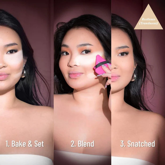 LYS Beauty 
Triple Fix Loose Talc Free Translucent Setting Powder Color: Resilience - translucent
