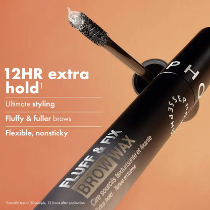 SEPHORA COLLECTION 
Fluff & Fix 12HR Brow Wax for Lamination Effect Color:Clear