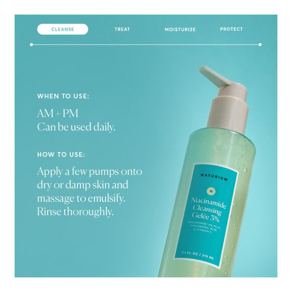 NATURIUM
Niacinamide Cleansing Gelee 3%
Size:210ml