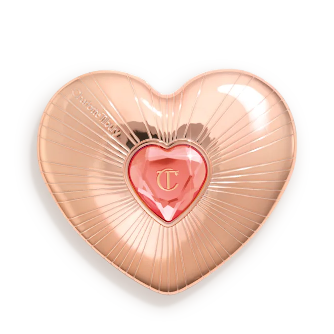 Charlotte Tilbury 
Pillow Talk Beauty Soulmates Airbrush Flawless Finish Brightening and Blush Powder Palette Color: Pillow Talk Flawless Rosewood