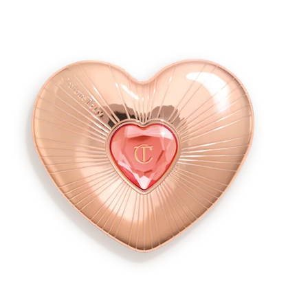 Charlotte Tilbury 
Pillow Talk Beauty Soulmates Airbrush Flawless Finish Brightening and Blush Powder Palette Color: Pillow Talk Flawless Rosewood