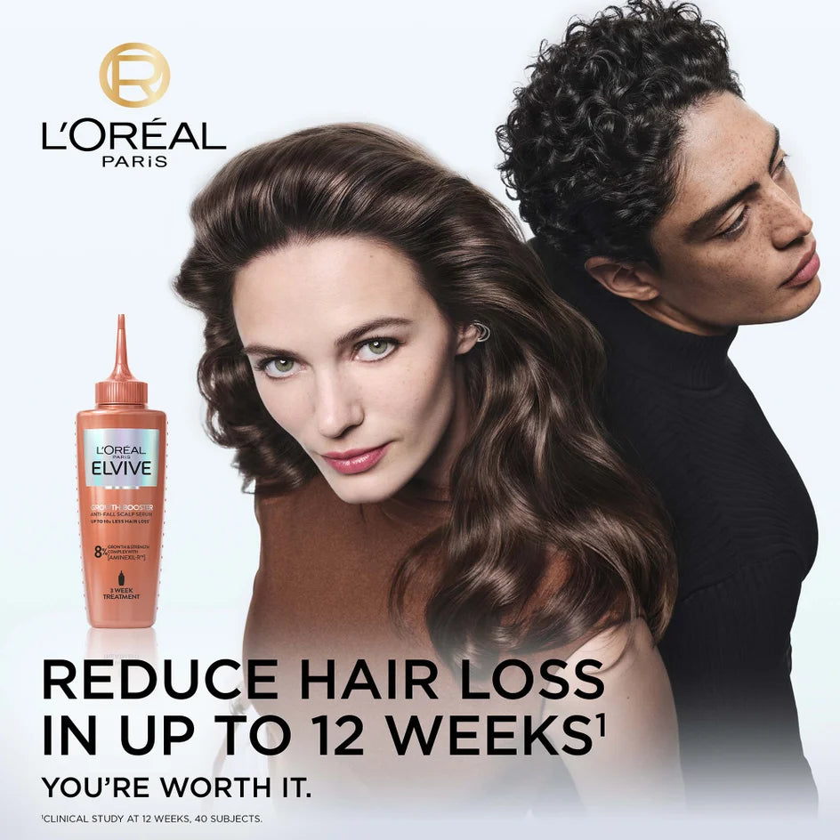 L'Oreal Paris Elvive Growth Booster Scalp Serum, Anti Hair Loss Scalp Treatment, 102ml