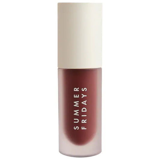 Summer Fridays 
Dream Lip Oil for Moisturizing Sheer Coverage Color: Rosewood Nights - A nourishing touch of sheer rosy brown