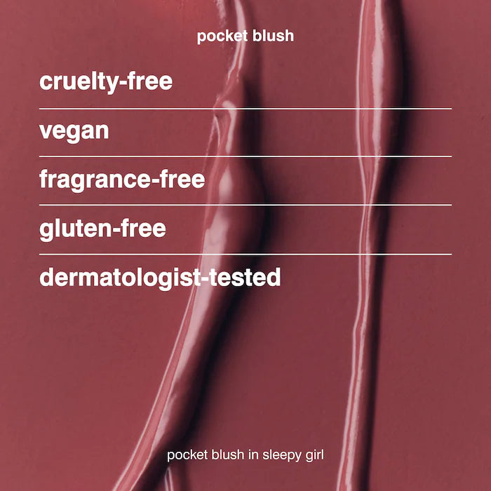 rhode 
Pocket Blush Buildable Hydrating Cream Blush Color: Sleepy Girl - soft mauve