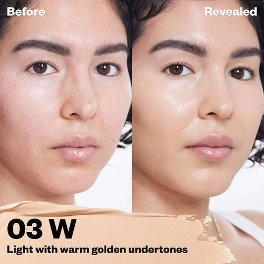 Kosas 
Revealer Super Creamy + Brightening Concealer with Caffeine and Hyaluronic Acid Tone 03 W - light with subtle golden undertones