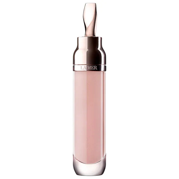 La Mer 
The Lip Volumizer Color: Sheer Shine - Ultra- sheer soft pink with delicate shimmer