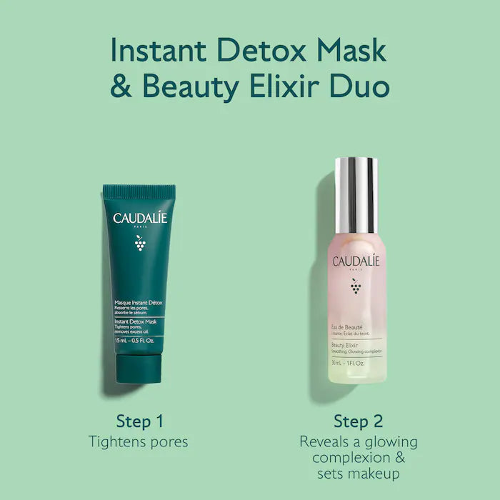 Caudalie 
Beauty Elixir & Detox Mask Duo Gift Set