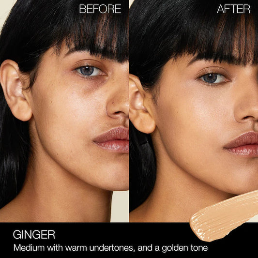 NARS 
Radiant Creamy Concealer with Medium Coverage Color: Ginger - M2 - medium with warm undertones, and a golden tone