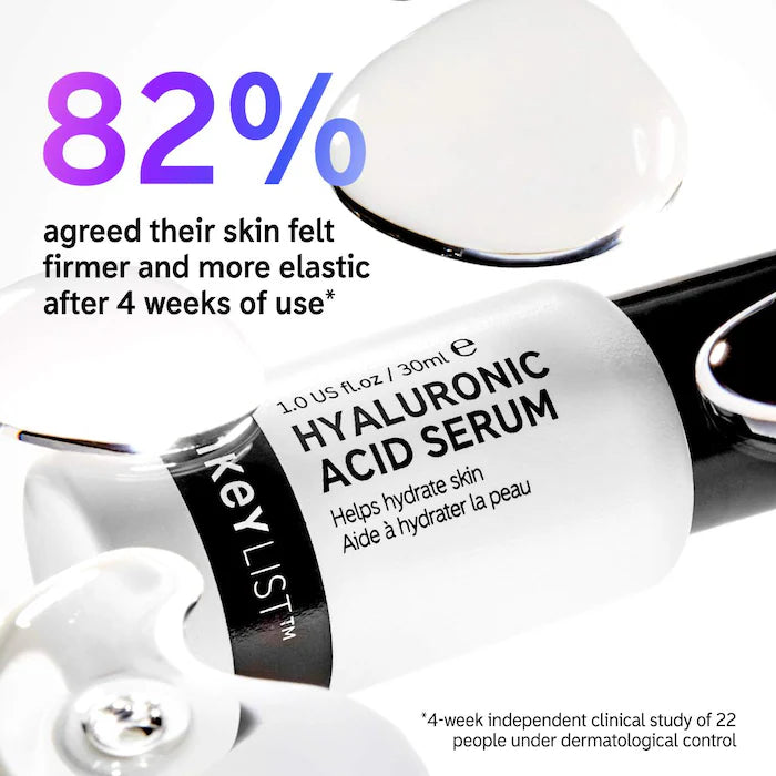 The INKEY List 
Hyaluronic Acid (HA) Hydrating Face Serum Size: 1 oz/ 30 mL