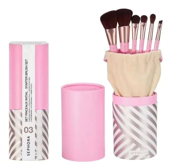 SEPHORA COLLECTION 
Starter Brush Set 6 Brushes with Pouch