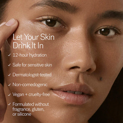 ILIA 
 The Base Face Milk Lightweight Moisturizer with Hyaluronic Acid Size:100 ml