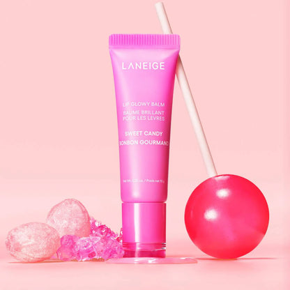 LANEIGE 
Lip Glowy Lightweight Hydration Balm with Shea Butter Scent: Sweet Candy