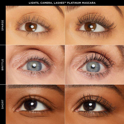 Tarte 
lights, camera, lashes™ 4-in-1 volumizing & conditioning platinum mascara Color: Black