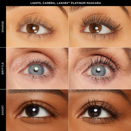 tarte 
lights, camera, lashes™ 4-in-1 volumizing & conditioning platinum mascara Color: Black