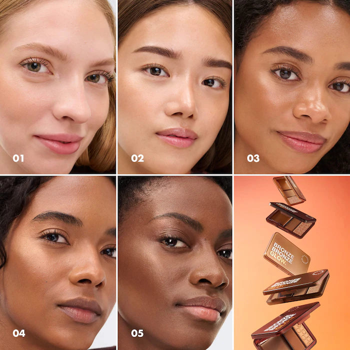 SEPHORA COLLECTION 
Bronze Bronze Glow Face Palette Color: 03 Bronze To Impress - medium-tan golden bronze