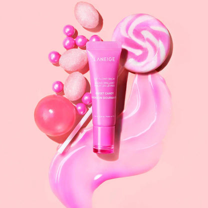 LANEIGE 
Lip Glowy Lightweight Hydration Balm with Shea Butter Scent: Sweet Candy