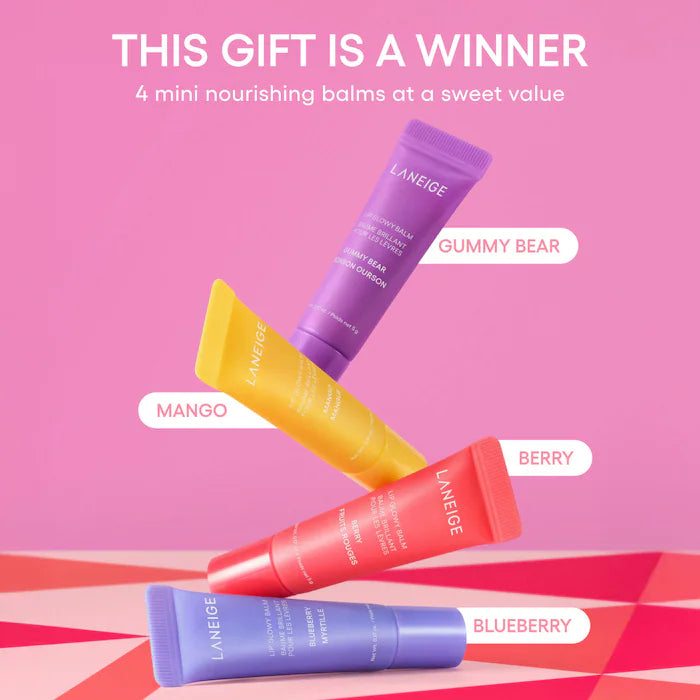 LANEIGE 
Mini Lip Glowy Balm Gift Set