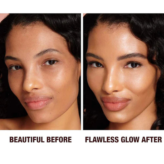 Charlotte Tilbury 
Hollywood Flawless Filter Color: 5 - Tan - Golden peach for tan skin tones