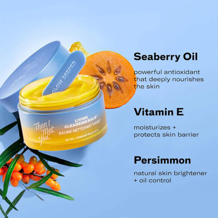 Then I Met You 
Living Cleansing Balm Makeup Remover Size:90ml