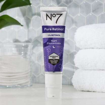 N°7 Pure Retinol 1% Retinol Night Concentrate 30ml