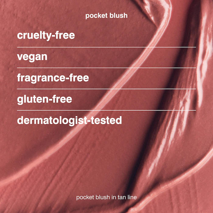 rhode 
Pocket Blush Buildable Hydrating Cream Blush Color: Tan Line - pinky tan