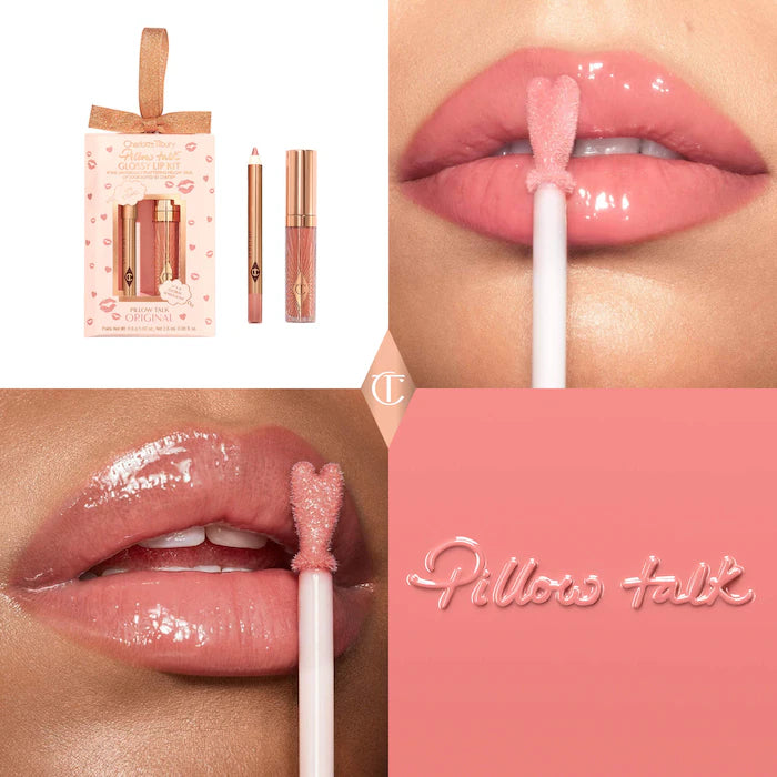 Charlotte Tilbury 
Mini Pillow Talk Glossy Lip Duos Color: Original