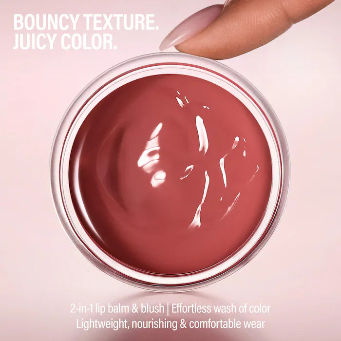MAKEUP BY MARIO 
Jelly Jar™ Lip & Cheek Multi-Use Balm Color: Mauve Latte - rosey mauve
