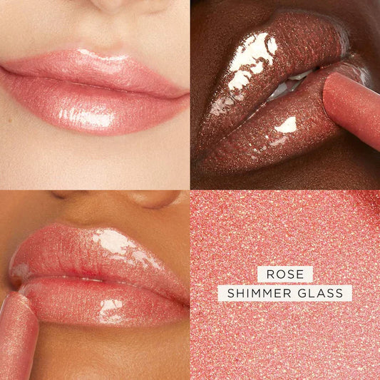 Tarte 
Maracuja Juicy Lip Plump Gloss Color:Rose - Rose Shimmer Glass