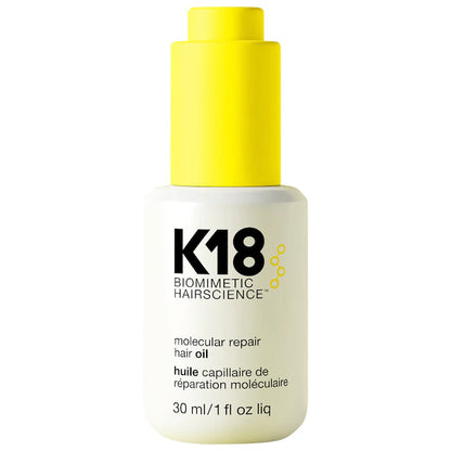 K18 Biomimetic Hairscience 
Molecular Repair Hair Oil Size:30 mL