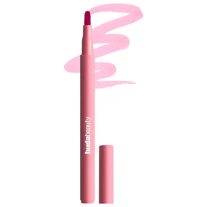HUDA BEAUTY 
Lip Contour Lip Stain for 12-Hour Wear Color: Baby Pink - soft pink