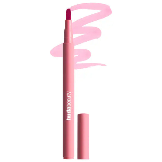 HUDA BEAUTY 
Lip Contour Lip Stain for 12-Hour Wear Color: Baby Pink - soft pink