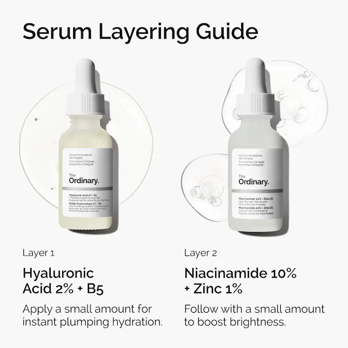 The Ordinary 
The Skin Support Set with Niacinamide + Hyaluronic Acid