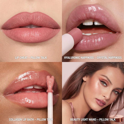 Charlotte Tilbury 
Pillow Talk Iconic Lip and Cheek Secrets Set Color: Original