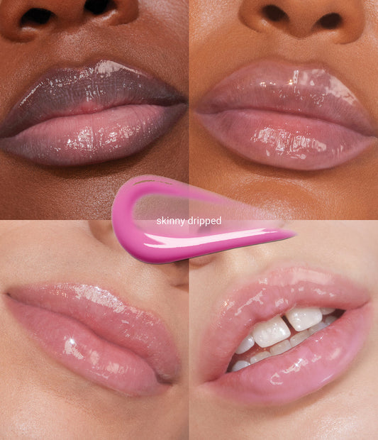 REM BEAUTY essential drip glossy balm in Skinny Dripped