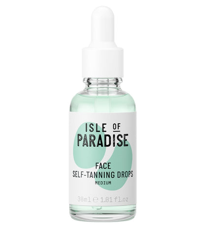 ISLE OF PARADISE 
Medium Self-Tanning Face Drops Size:30ml