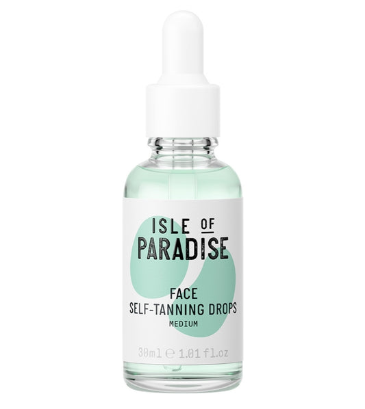 ISLE OF PARADISE Medium Self-Tanning Face Drops Size:30ml