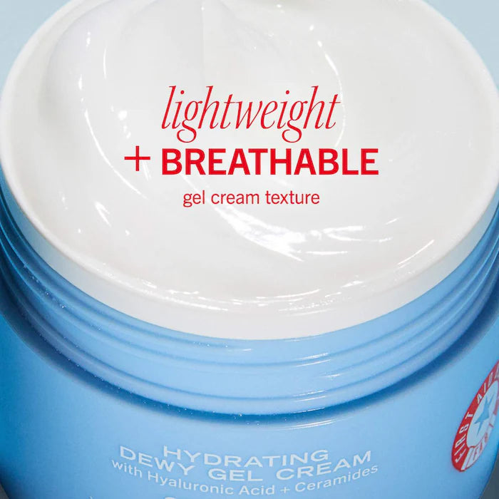 First Aid Beauty 
Hydrating Dewy Gel Cream Moisturizer with Hyaluronic Acid + Ceramides Size:52ml