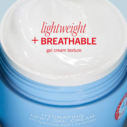First Aid Beauty 
Hydrating Dewy Gel Cream Moisturizer with Hyaluronic Acid + Ceramides Size:52ml