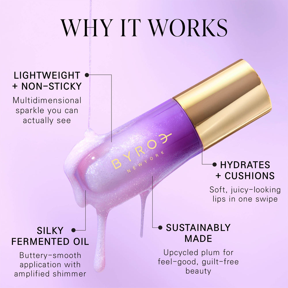 BYROE
Sugar Plum Shimmer Lip Oil