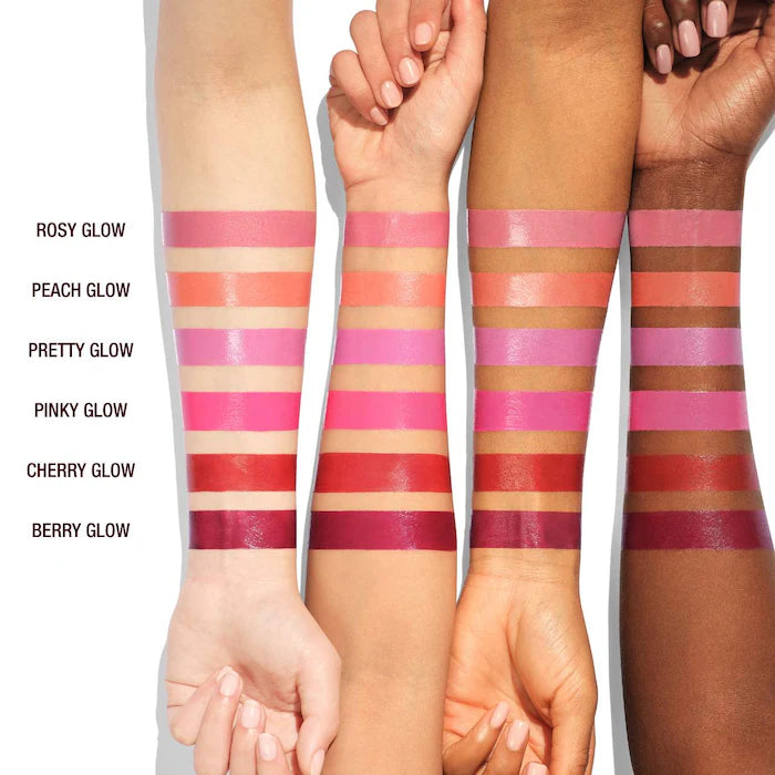 Charlotte Tilbury 
Unreal Lip + Cheek Glow Blush Stick with Hyaluronic Acid Color: Rosy Glow - warm rosy pink