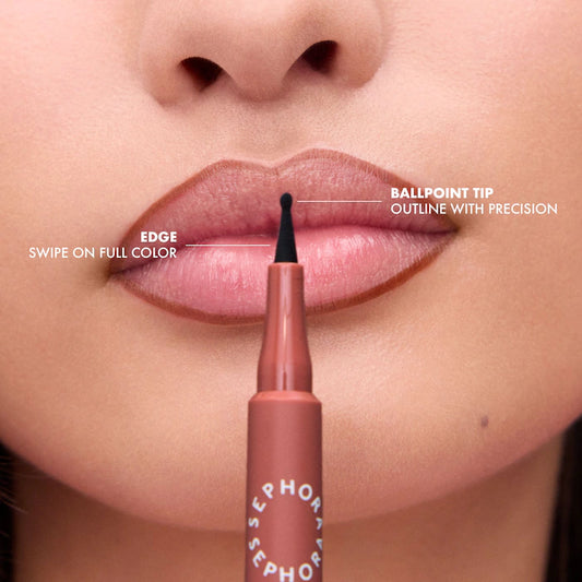 SEPHORA COLLECTION 
Lip Tint Felt Lip Stain & Liner Color 01 Terracota Ink