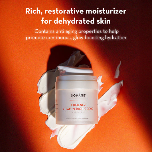 SONÄGE Lumenez Vitamin Rich Creme®
Vitamin C & E Moisturizer | Advanced Skin