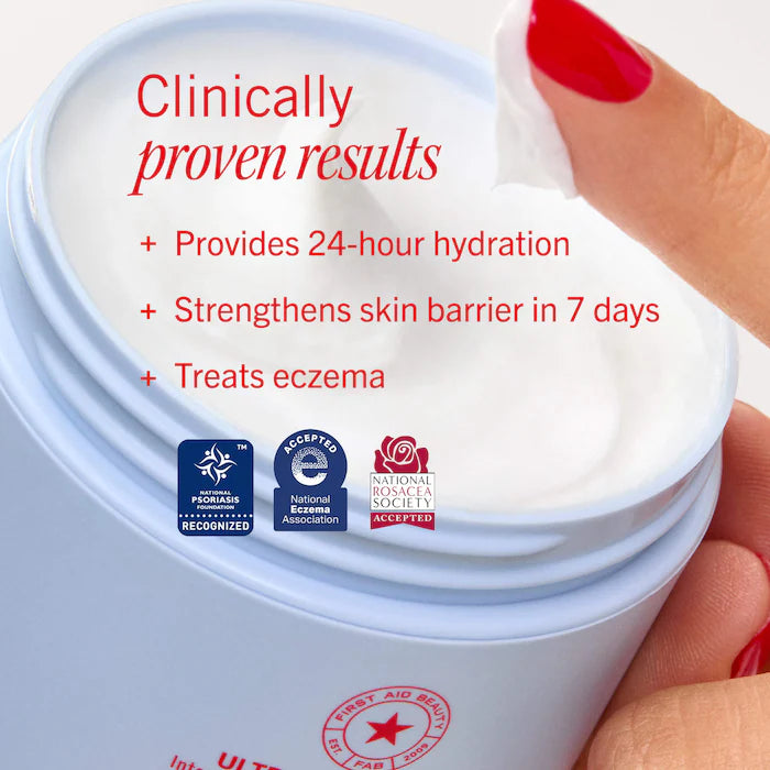 First Aid Beauty 
Ultra Repair® Cream Intense Hydration – Face and Body Moisturizer for Skin Repair Size:170.1 mL