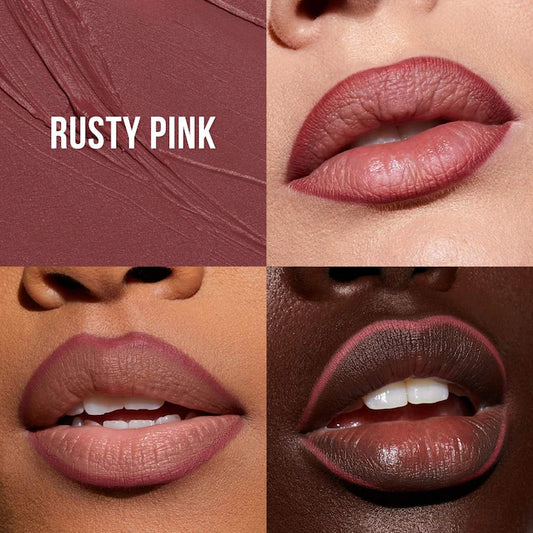 HUDA BEAUTY 
Lip Contour 2.0 Automatic Matte Lip Pencil Color: Rusty Pink