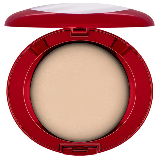 ONE/SIZE by Patrick Starrr 
Bouclé Silk Airbrushed Talc-Free Finishing Powder Color: Medium - medium, neutral undertones